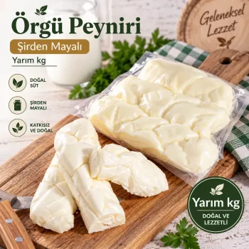 Örgü Peyniri Şirden Mayalı - 500 gr
