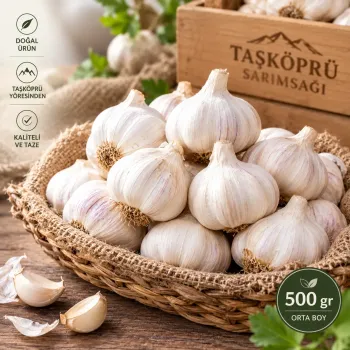 Taşköprü Sarımsağı Orta Boy - 500 gr